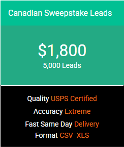 Canadian Sweepstake Leads